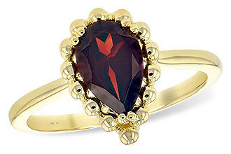 A243-67445: LDS GARNET RING 1.38 CT