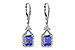 A244-54690: EARR 1.60 TW TANZANITE 2.08 TGW