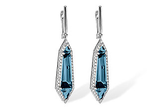 A244-57381: EARR 5.25 LONDON BLUE TOPAZ 5.67 TGW