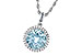 A244-60127: NECK 2.05 AQUAMARINE 2.16 TGW