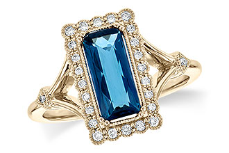 A244-60172: LDS RG 1.58 LONDON BLUE TOPAZ 1.75 TGW