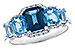 A328-21081: LDS RG 2.15 TW BLUE TOPAZ 2.30 TGW