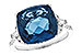 A328-21990: LDS RG 9.00 LONDON BLUE TOPAZ 9.25 TGW (12MM LBT)