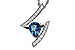 A329-10127: NECK 1.04 LONDON BLUE TOPAZ 1.23 TGW (8x6MM)