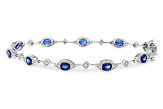 A329-10172: BRACELET 2.31 SAPPHIRE 2.50 TGW (7")