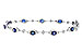 A329-10172: BRACELET 2.31 SAPPHIRE 2.50 TGW (7")