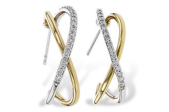 A329-11081: EARRINGS .50 TW
