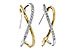 A329-11081: EARRINGS .50 TW