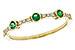 A329-11954: LDS WED RG .11 EMERALD .20 TGW