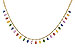 A329-12845: NECK 6.75 MULTI-COLOR SAPP 7.21 TGW (17.25")