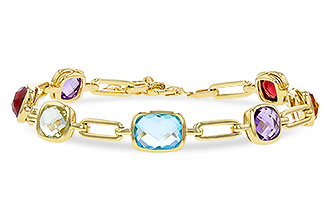 A329-12872: BRACELET 8.87 TW SEMI-PREC (GT,CIT,AMY,G.AMY,BT)