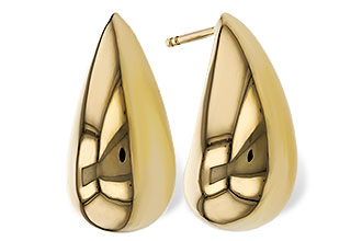 A329-14681: GOLD EARRINGS (20MM)