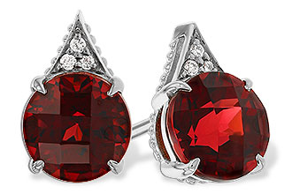 A329-15572: EARR 2.08 TW GARNET 2.10 TGW (6MM RD)