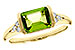 A329-15581: LDS RG 1.52 PERIDOT 1.61 TGW (8X6MM PER)