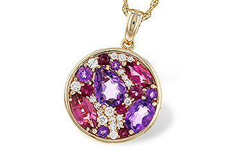 A329-15636: NECK 1.83 TW SEMI-PRECIOUS (P.TOUR, AMY) 2.00 TGW