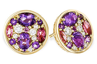 A329-17454: EARR .82 TW SEMI-PRECIOUS (P.TOUR, AMY) .98 TGW