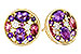 A329-17454: EARR .82 TW SEMI-PRECIOUS (P.TOUR, AMY) .98 TGW