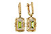 A330-00145: EARRINGS .71 TW PERIDOT .88 TGW (6x3MM PER)