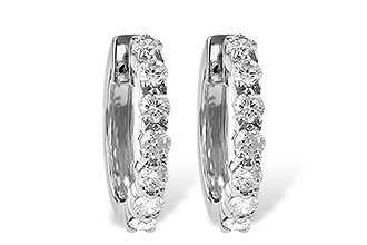 B055-48290: EARRINGS 1.00 CT TW