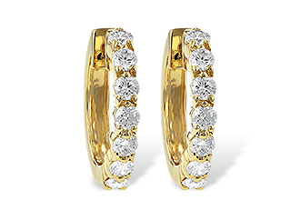B055-48290: EARRINGS 1.00 CT TW