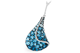 B241-86499: NECK 4.81 BLUE TOPAZ 4.94 TGW