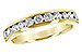 B242-80154: LDS WED RG .75 TW (12 STONES)