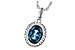 B243-64654: NECK 1.28 LONDON BLUE TOPAZ 1.41 TGW