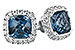 B243-64663: EARR 2.14 LONDON BLUE TOPAZ 2.40 TGW (6MM LBT)