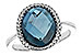 B243-65563: LDS RG 5.31 LONDON BLUE TOPAZ 5.45 TGW