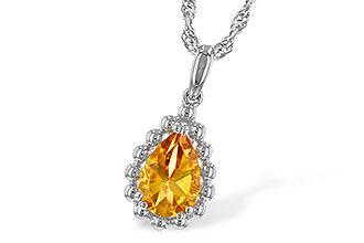 B243-67436: NECKLACE 1.06 CT CITRINE