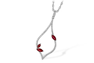 B244-54690: NECK .36 RUBY .56 TGW