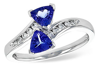 B244-54727: LDS RG .77 TW TANZANITE .90 TGW