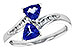 B244-54727: LDS RG .77 TW TANZANITE .90 TGW