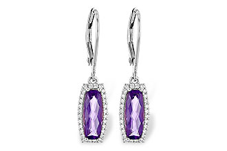 B244-60127: EARR 1.60 AMETHYST 1.78 TGW