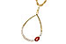 B244-61963: NECK .19 GARNET .28 TGW