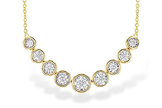 B327-30154: NECKLACE 1.00 TW