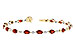 B327-31027: BRACELET 6.44 GARNET 6.60 TGW