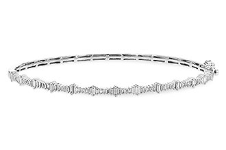B327-33799: BANGLE .60 BAGUETTE TW