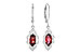 B327-34727: EARR 1.10 TW GARNET 1.25 TGW