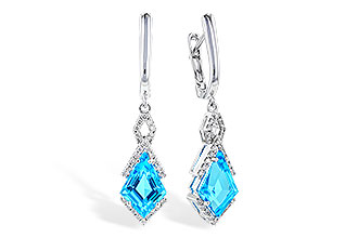 B328-20136: EARR 2.72 TW BLUE TOPAZ 2.90 TGW