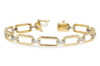 B328-23763: BRACELET .25 TW (7.5" - C243-69236 WITH LARGER LINKS)