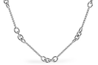 B328-23799: TWIST CHAIN (22IN, 0.8MM, 14KT, LOBSTER CLASP)