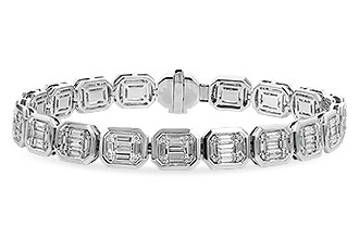 B328-25636: BRACELET 2.50 BAG 2.80 TW (7")