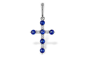 B329-11018: PENDANT .34 TW SAPP .42 TGW