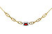 B329-11036: NECK .63 GARNET .75 TGW (6x4MM E.C. GAR / 18")