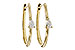 B329-11045: EARRINGS .45 TW PEAR DIAMONDS