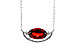 B329-11063: NECKLACE 1.94 GARNET 2.08 TGW (10x6MM GAR / 18")