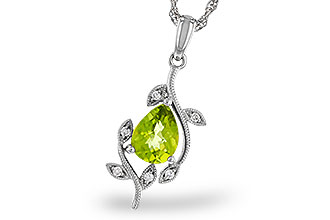 B329-11954: NECKLACE 1.16 PERIDOT 1.21 TGW (8x6MM PER)
