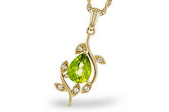B329-11954: NECKLACE 1.16 PERIDOT 1.21 TGW (8x6MM PER)