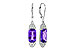 B329-13818: EARR 3.20 TW AMETHYST 3.36 TGW